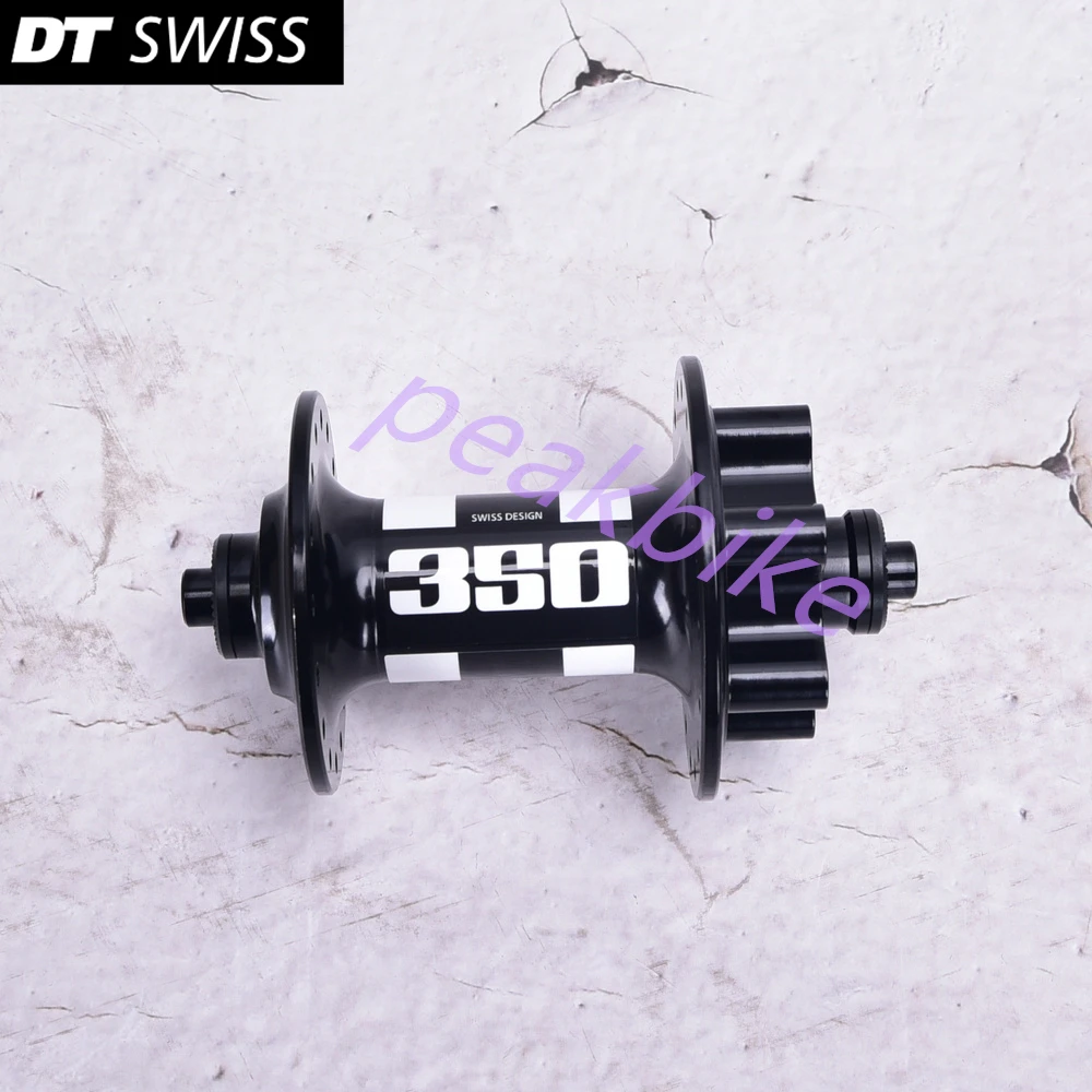 Original DT Swiss 350 MTB bicycle classic pull wheel hub, 28H 32H 6-pin disc brake front 100 X9 rear 135X10