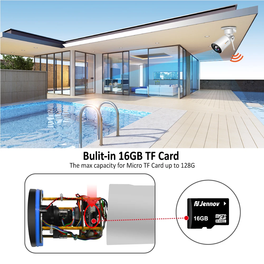 HD 2.0MP 1080P Wifi IP беспроводная камера безопасности s наружная Водонепроницаемая Cctv PTZ камера
