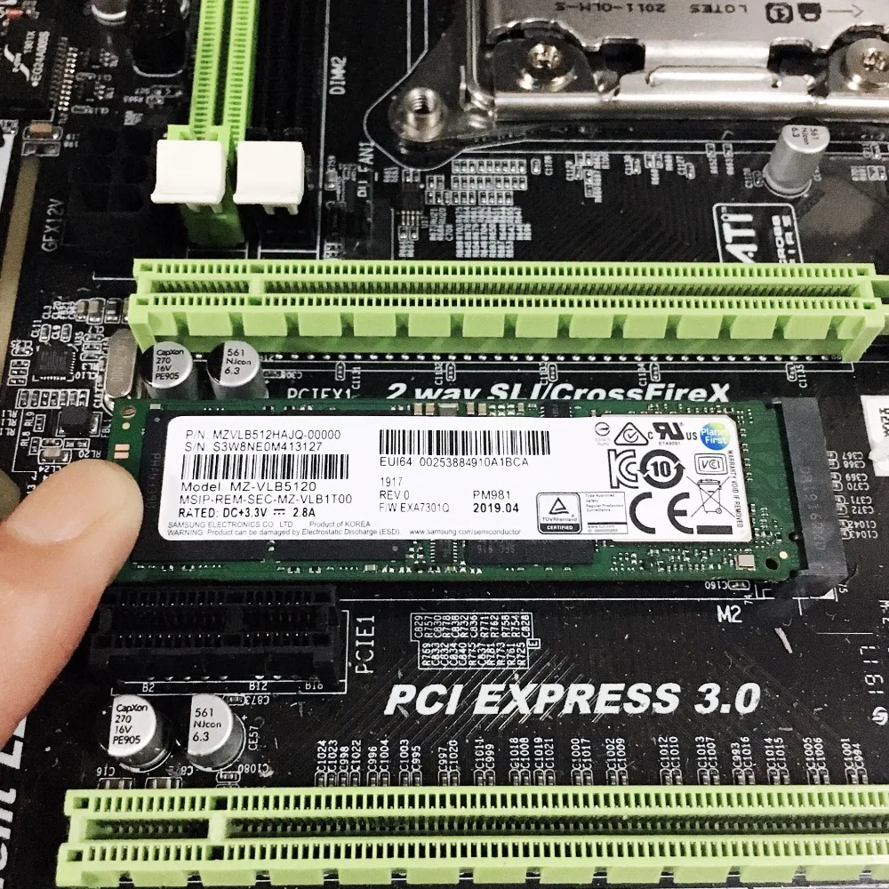 Твердотельный накопитель SAMSUNG M.2 PM981 256 ГБ 512 1 ТБ SSD твердотельный жесткий диск M2 NVMe