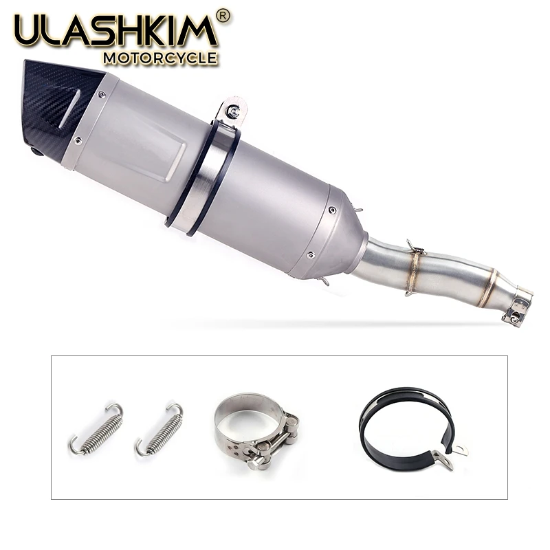 Полная выхлопная система мотоцикла глушитель Escape slip on для YAMAHA XG250 XT250 модифицированный контакт средняя труба адаптер подключения