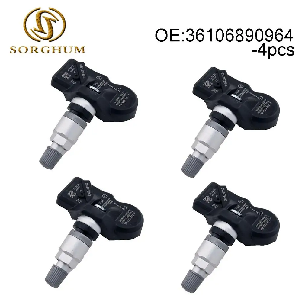 

4pcs 36106890964 TPMS Tire Pressure Monitor Sensor Fits for BMW ROOLS ROYCE