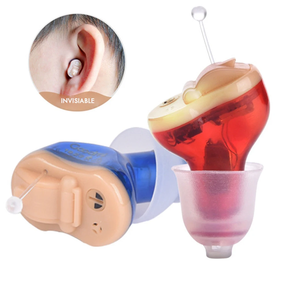 

Portable Audiphones Mini Hearing Aids Adjustable Tone hearing aid Small In The Ear Invisible Best Sound Amplifier Ear Care Tools