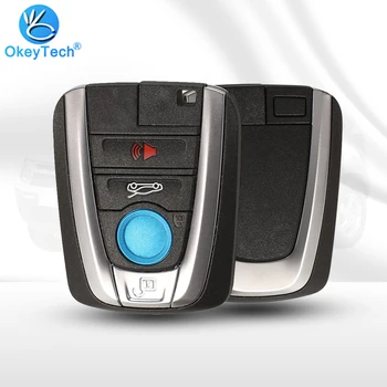 

OkeyTech New OEM Smart Keyless Remote Control Car Key for BMW i3 i8 2014 2015 2016 2017 Fob 4 Buttons 434MHz FCC ID: NBGIDGNG1