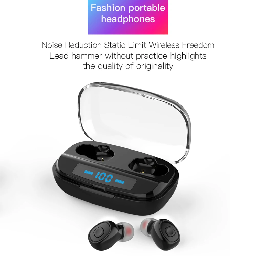 TWS XI10S HIFI бас Bluetooth 5,0 Fone De Ouvido беспроводные наушники стерео шумоподавляющий наушник водонепроницаемая Спортивная гарнитура