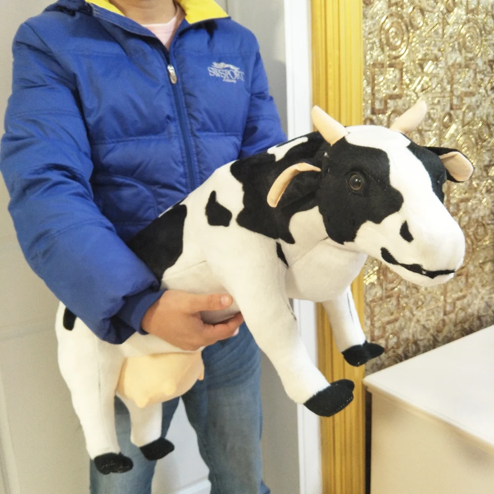 bebê crianças natal aniversário brinquedo recheado presente leite vaca animais