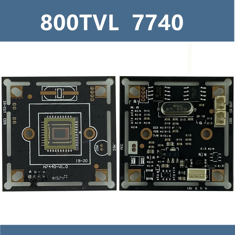 Плата аналогового модуля CVBS 800TVL 7440 + 8510 1/4 дюйма CMOS BNC CCTV Security Survillance 38*38 мм 32*32 |