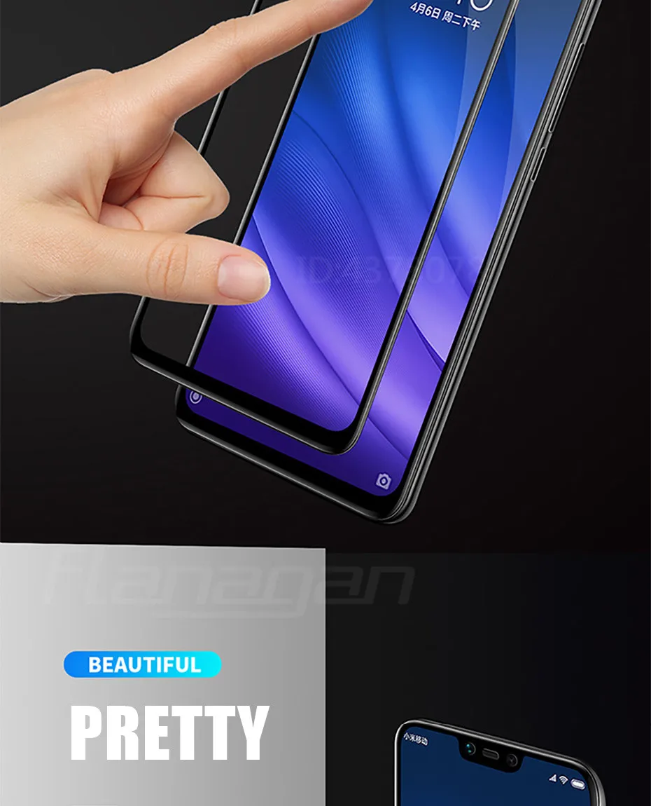 3 шт полное покрытие из закаленного стекла для Xiaomi Redmi Note 7 6 5 Pro Защита экрана для Redmi 7 6 6A K20 Pro Защитная стеклянная пленка