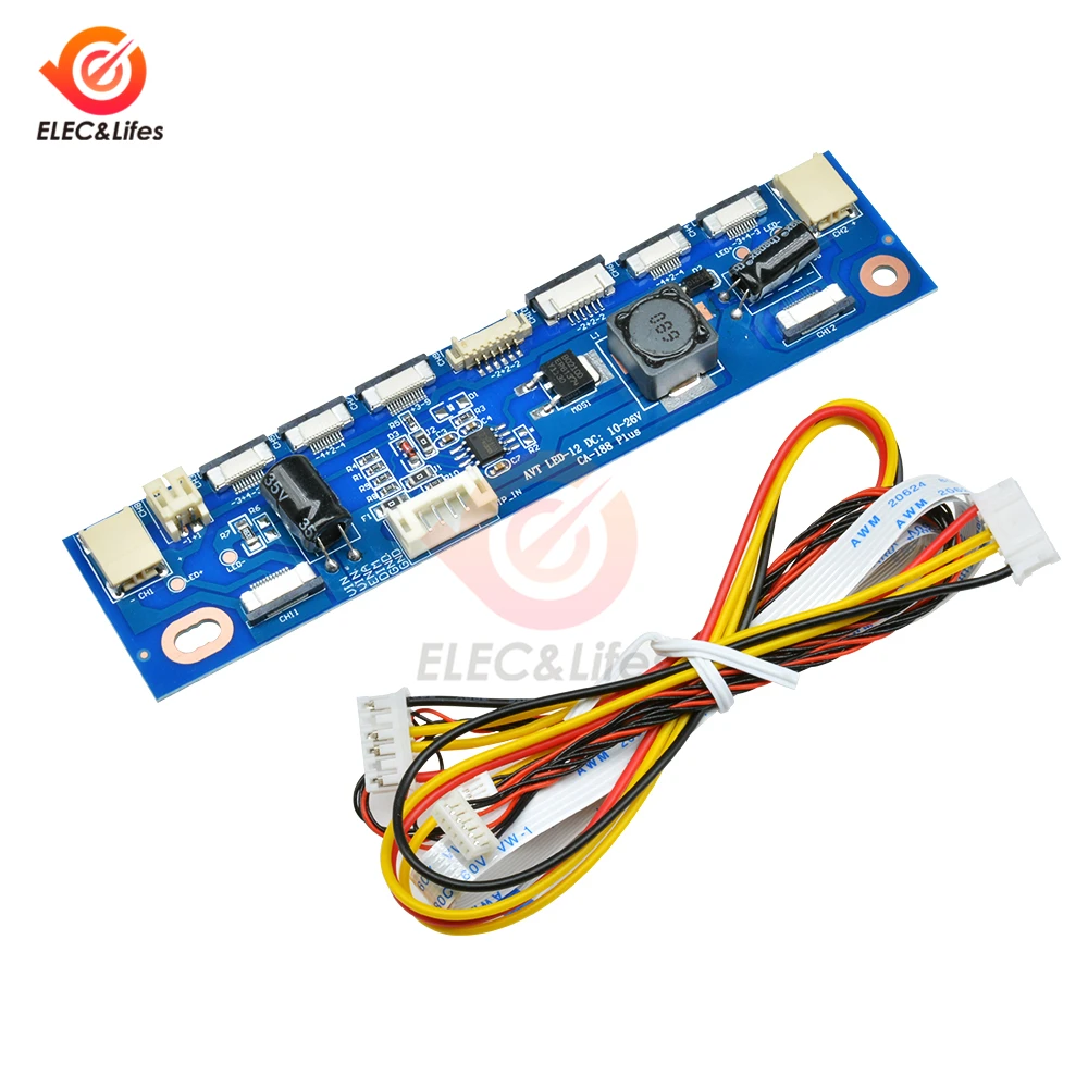 

1Pcs Backlight LED Inverter Tester 12 Connectors Constant Current Board Driver Test Board