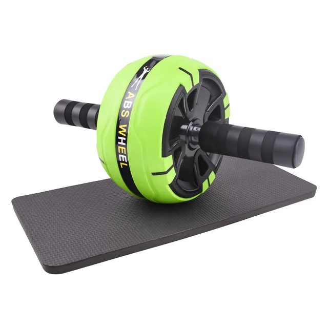 New Green Abdominal Muscle Wheel Combination Set Men and Women Home Thin Waist Exercise Abdominal Muscle Fitness Equipment Orange