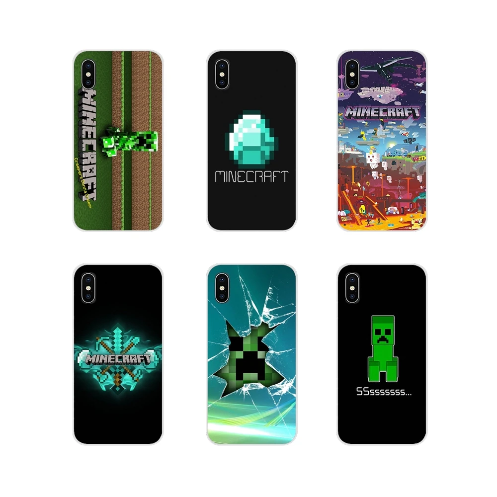 

For Samsung Galaxy J1 J2 J3 J4 J5 J6 J7 J8 Plus 2018 Prime 2015 2016 2017 Accessories Phone Cases Covers game Mojang minecraft
