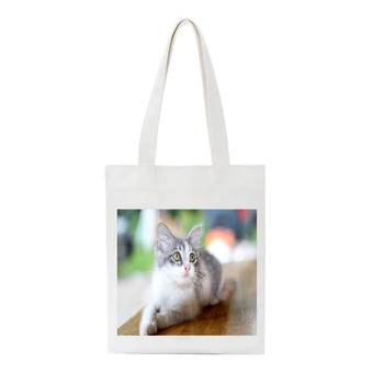 

DIY Custom Canvas Tote Bag Print Logo Women Casual Bags Women Printing Canvas Tote Ladies Shoulder Bag