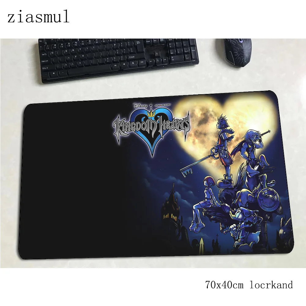 Коврик для мыши kingdom hearts 700x400x3 мм игровой коврик для мыши Коврик для геймера эстетика компьютерная настольная клавиатура со встроенной мышью мультипликационные игровые коврики