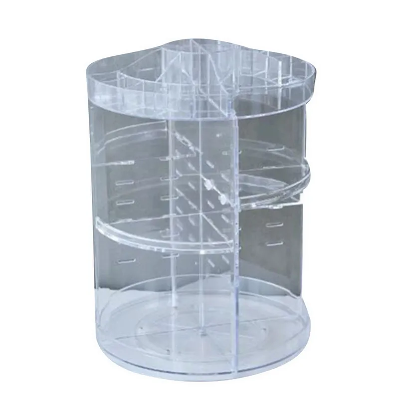 Rotating Cosmetic Storage Box Mute Rotate Height Adjustment Makeups