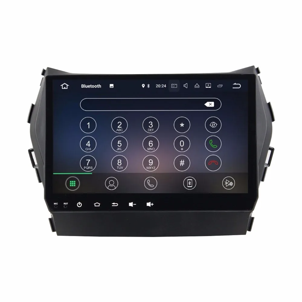 " Восьмиядерный ips экран Android 9,0 Автомобильный gps Радио навигатор для hyundai ix45 Santa fe 2013- с 4G/Wifi, DVR, 1080P
