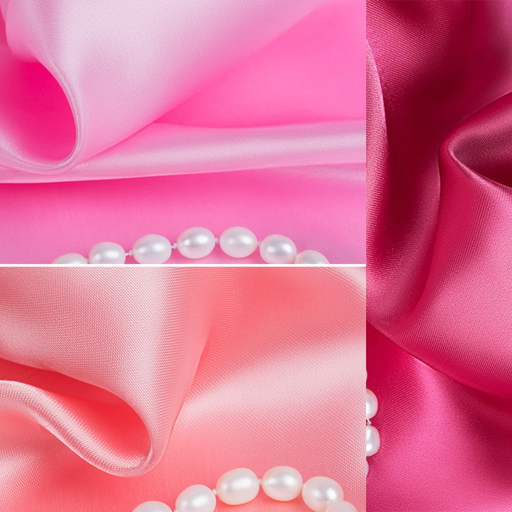28 Colors of Polyester Solid Satin Fabric for Wedding Dress Fashion DIY Craft Costumes Decorations Fabrics by Meters Promotion