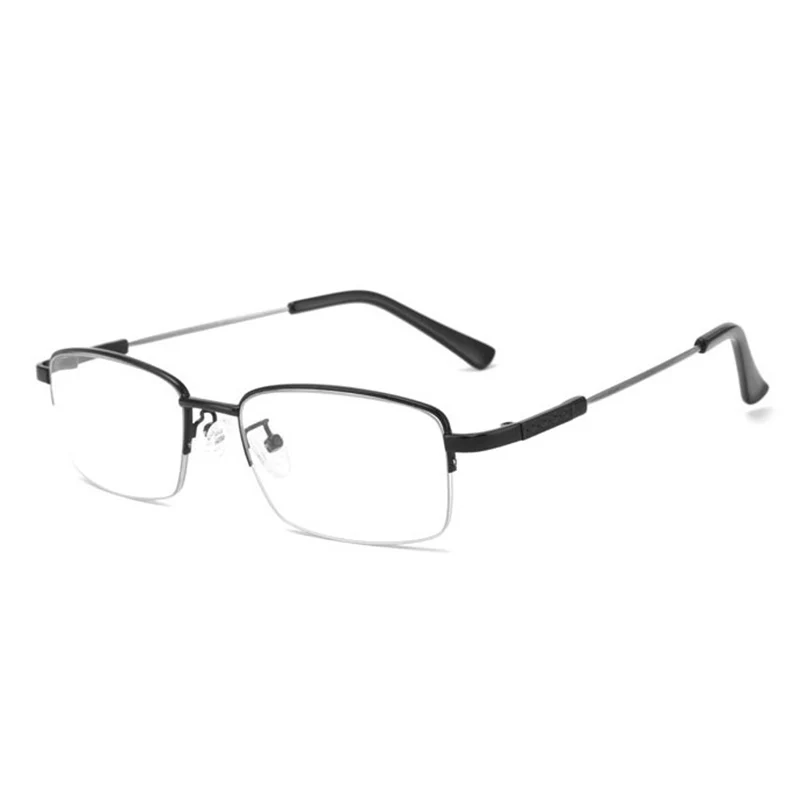 Компьютерные очки для чтения синий свет Блокировка титанового сплава прогрессивные линзы Мультифокальные очки для чтения антибликовые