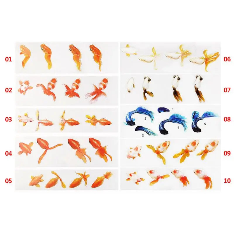 

Resin Sticker DIY Crafts Fish 3D Mold Material Decoration Jewelry Filling Tools