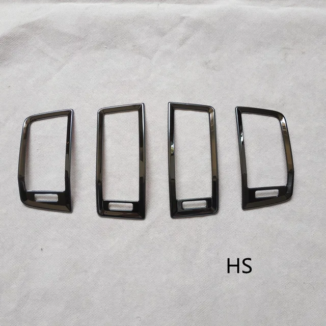 For Skoda Kodiaq interior Accessories  2016 2017 2018 car styling front  dashboard Garnish Air Outlet Vent Trim Cover HS