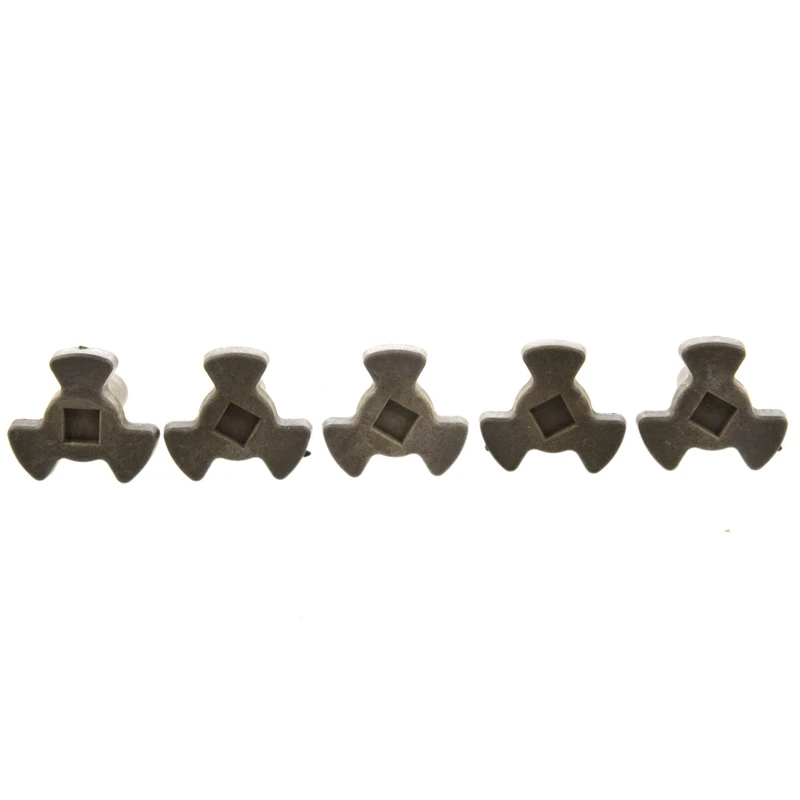5 Pcs Replacement Part Plastic Microwave Oven Turntable Coupler& 1 Pcs Liquid Crystal Polymer Miniwave Oven Roller Ring Guide 1