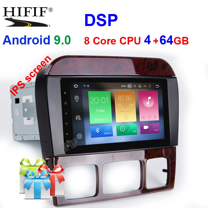 Ips Android 8,0 8 дюймов автомобиля радио плеер для Mercedes Benz/S320/S350/S400/S500/W220/W215/C Class S класса 4G Оперативная память WiFi, радио, GPS