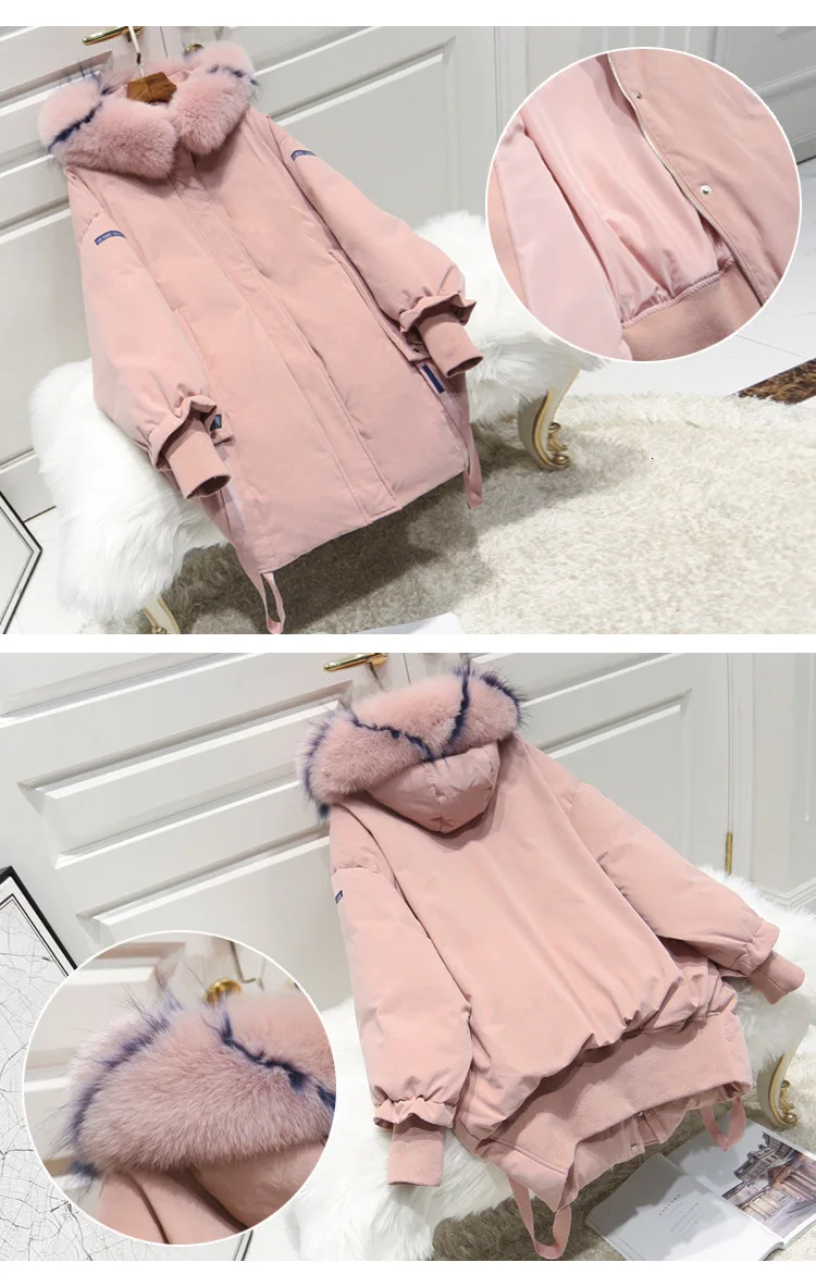 Babylovi, женские пуховики,, зимние, тяжелые, Seta Lead Bay Yarong, Свободное пальто, уплотненное, сохраняющее тепло, пуховик, костюм-платье