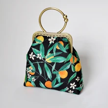 Китайская традиционная сумка с узором в виде зеленых листьев, женская сумка, женские хлопковые сумки