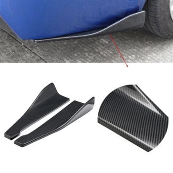 

Universal Carbon Fiber Car Bumper Spoiler Rear Lip Angle Splitter Diffuser Winglet Wings Anti-crash Modified Car Body Side Skirt