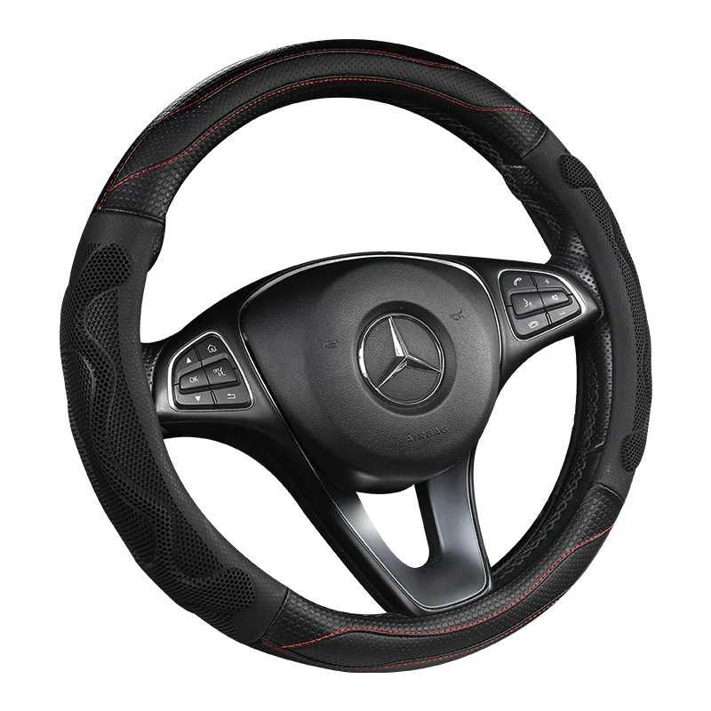 Углеродное волокно автомобиля кожаный чехол рулевого колеса автомобиля для Opel Antara 2007-2013 - Название цвета: 1840-o