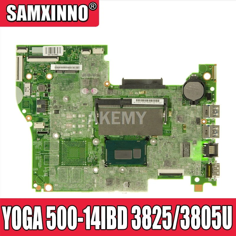 For Lenovo YOGA 500 -14IBD FLEX3-1470 YOGA500-14IBD Laptop motherboard 448.03N03.001M CPU 3825/3805U DDR3 100% test OK | Компьютеры и