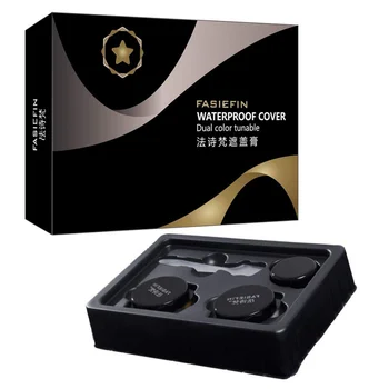 

2PCS Concealer Moisturizing Cover Pimple Mark Pores Tattoo Brighten Skin Tone Face Makeup