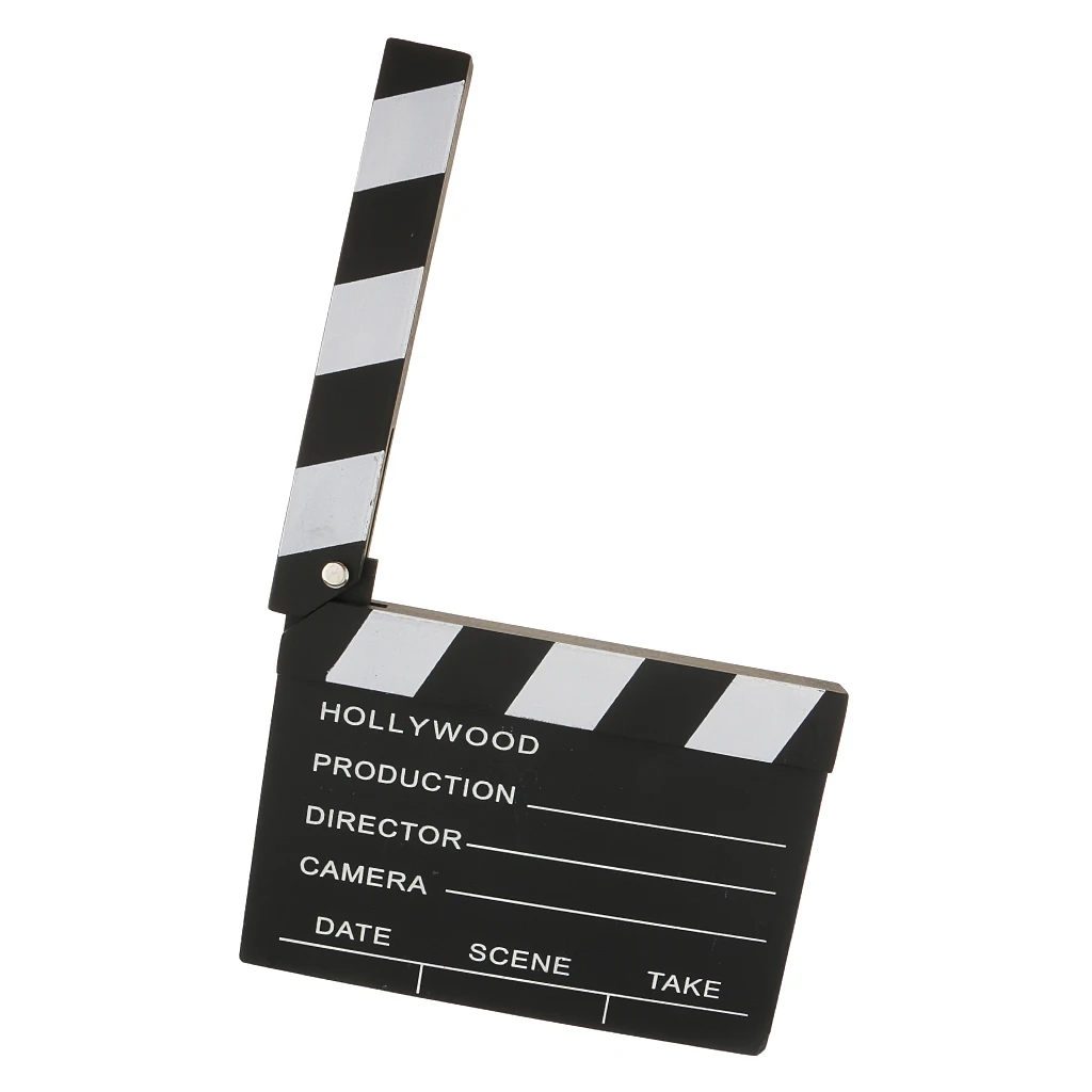Director Movies Clapperboard Funny Directors Hollywood Film Movies Party Decoration Clapper Board Film Slate Cut Prop