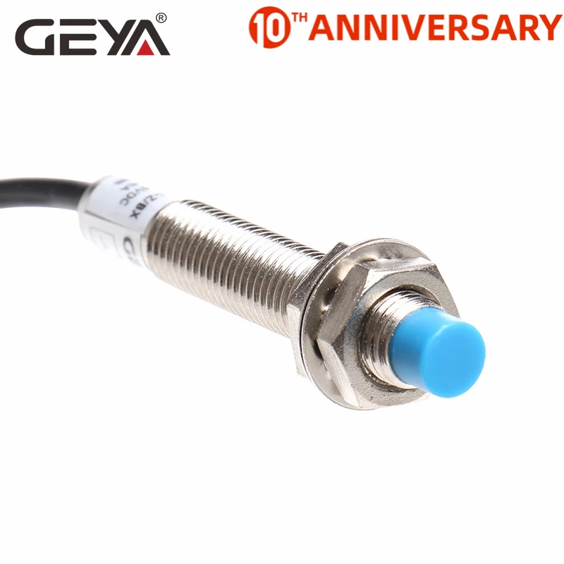 Free Shipping GEYA 2mm Sensing Distance Inductive Proximity Switch NPN PNP DC 10-30V Proximity Sensor DC 3 Wire