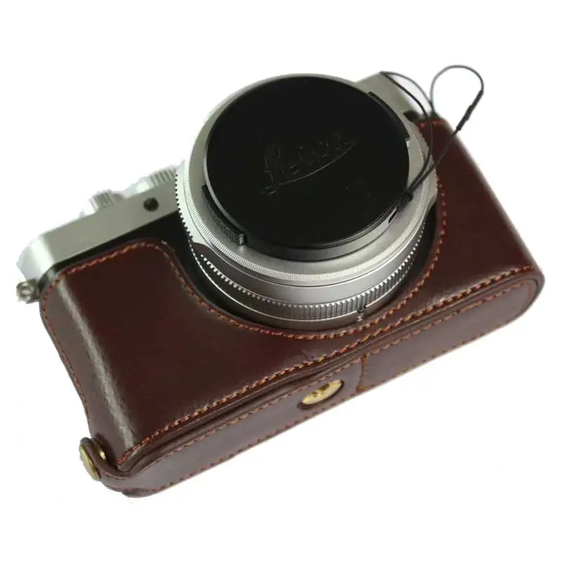 Чехол из натуральной кожи для leica D-LUX7 D-Lux 7 D7 Половина корпуса камеры крышка Нижняя оболочка с отверстием батареи