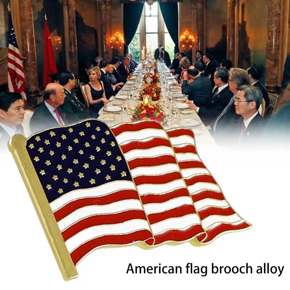 Американская брошь в виде флага, американский металлический значок, американская брошь, булавка, одежда для мужчин и женщин, Национальная брошь в виде флага, одежда, ювелирные изделия