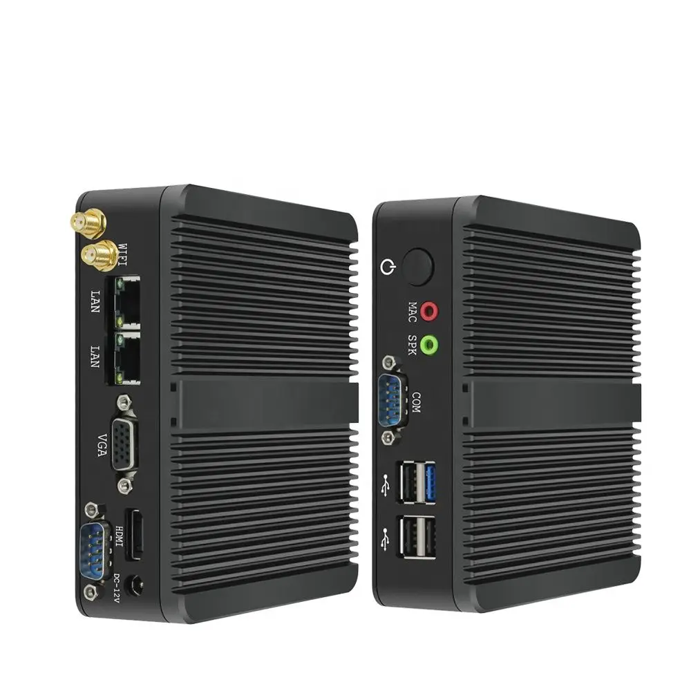 Дешевый сервер Barebone 2 LAN Linux J1900 Mini PC RS232|Мини ПК| |