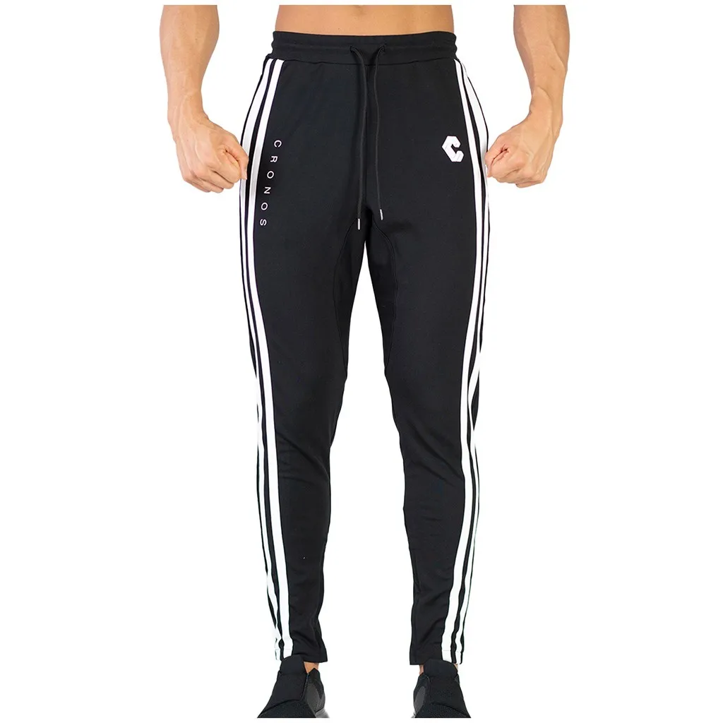 pants men streetwear Casual Outdoor Running Trousers Drawstring Long sweatpants pantalones hombre