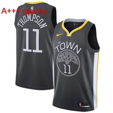Мужская футболка с надписью golden state Klay tommpson black warriors