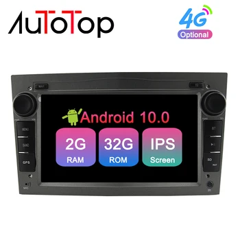 

AUTOTOP 7" 2din Android 10 Car Radio Player for Opel Vauxhall Astra H G J Vectra GPS Navigation RDS Wifi Mirrorlink BT NO DVD