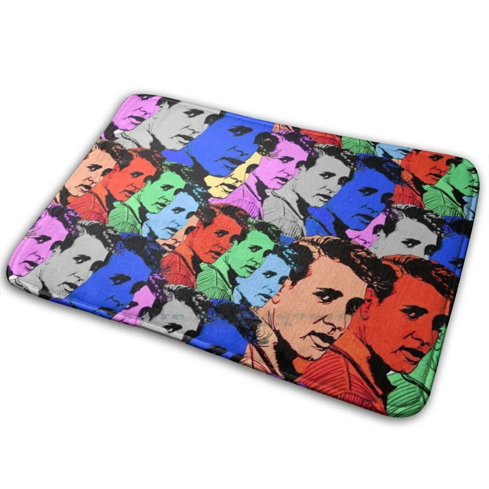 Eddie Cochran Rainbow Mat Rug Carpet Anti - Slip Bedroom Entrance Door Rocker N Roll Guitars | Дом и сад