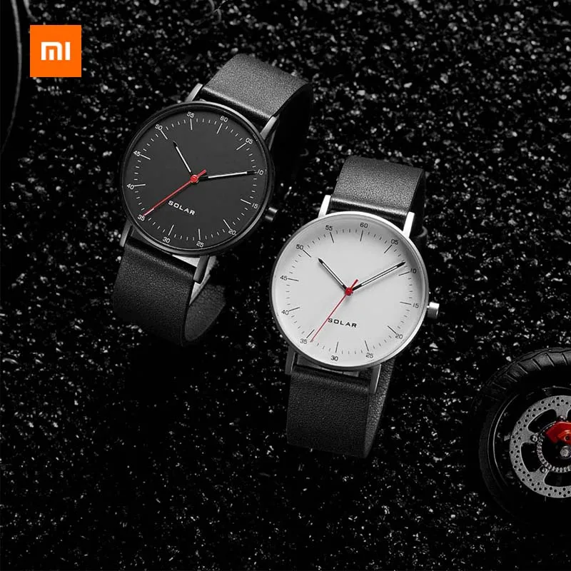 Новые фотодинамические часы Xiaomi TwentySeventeen легко преобразуют видимый свет тонкий дизайн синтетический сапфировый кристалл