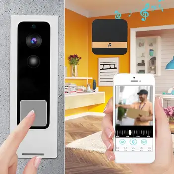 

720P HD Wireless WIFI Video Doorbell Smart Low Consumption Camera Doorbell Smart WIFI Doorbell