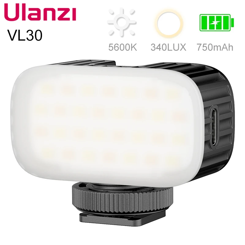 Ulanzi vl28 LED-luz de vídeo cámara portátiles-foto lámpara para GoPro Hero 9/8 Ulanzi vl28 LED-luz de vídeo cámara portátiles-foto lámpara para GoPro Hero 9/8