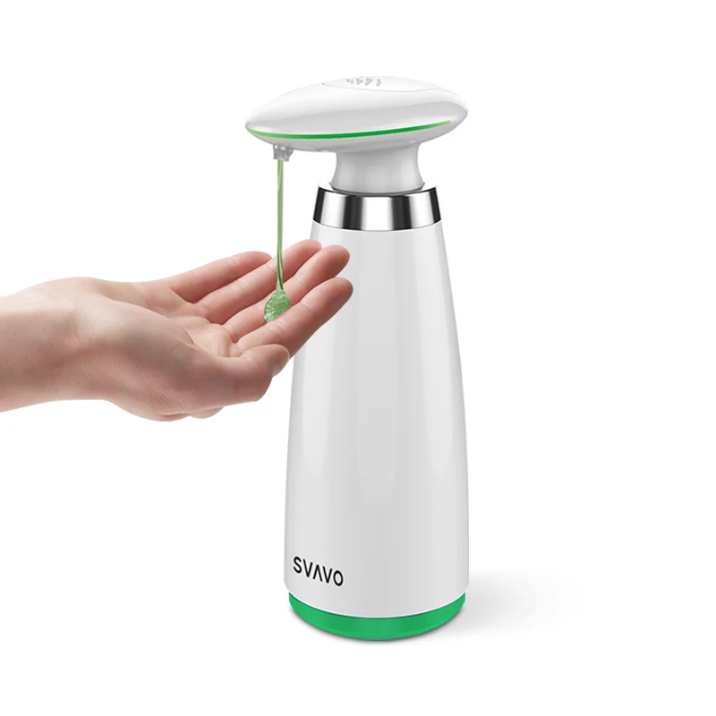 

SVAVO Waterproof Countertop Automatic Soap Dispenser Infrared Sensor Liquid Soap Dispenser Shower Gel Dispenser for Bathroom