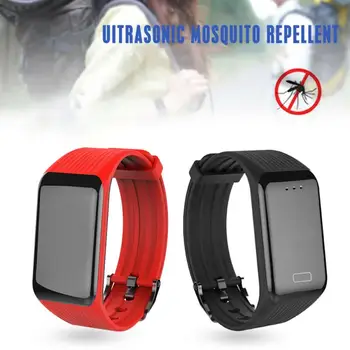 

Portable Ultrasonic Mosquito Repellent Bracelet USB Rechargeable Waterproof Watch Anti Mosquito Wristband For Pregnant Kids