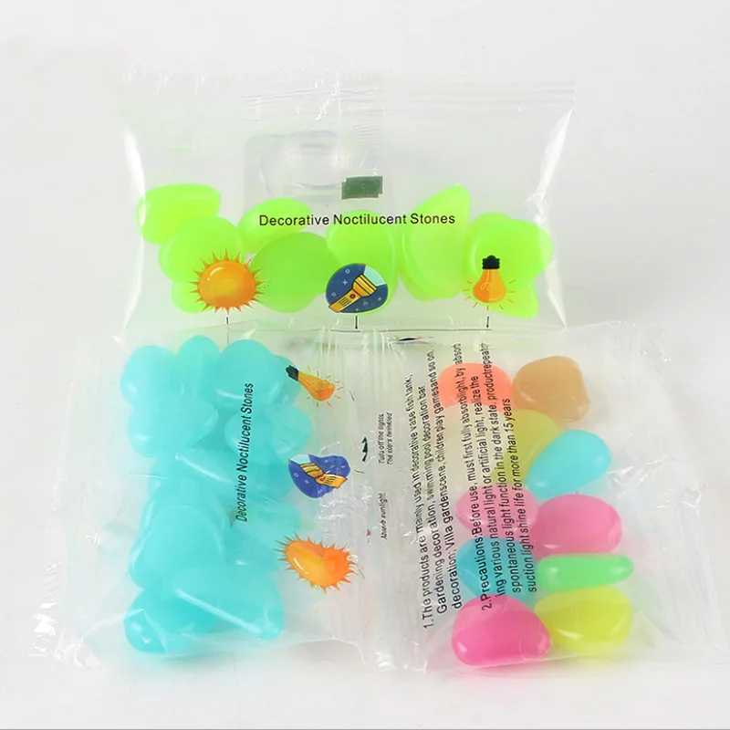 10 шт. светящийся садовый Ландшафтный орнамент Аквариум Украшение для аквариума