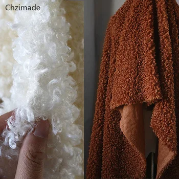 

45cm Imitation Lambs Wool Plush Fabric For Coat Clothes Diy Patchwork Home Textile Crafts