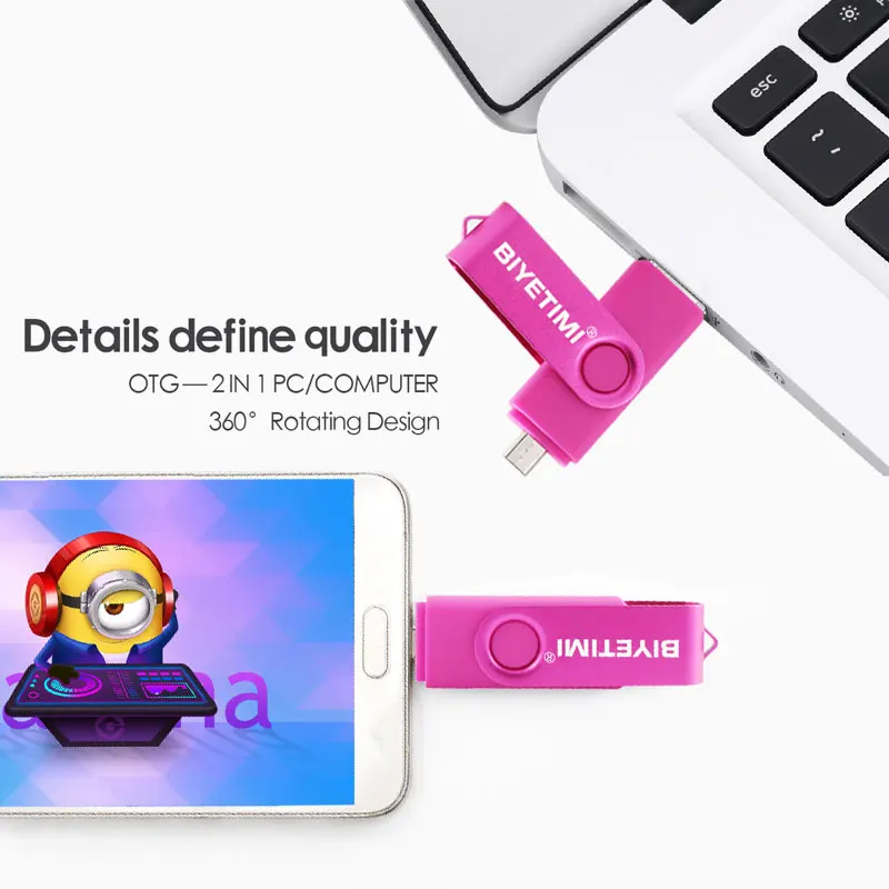 USB флеш накопитель Biyetimi 3 0 U stick 64G OTG для смартфона Pendrive 4g 16g 32g 128G ПК и Android|new usb|usb 3.0otg