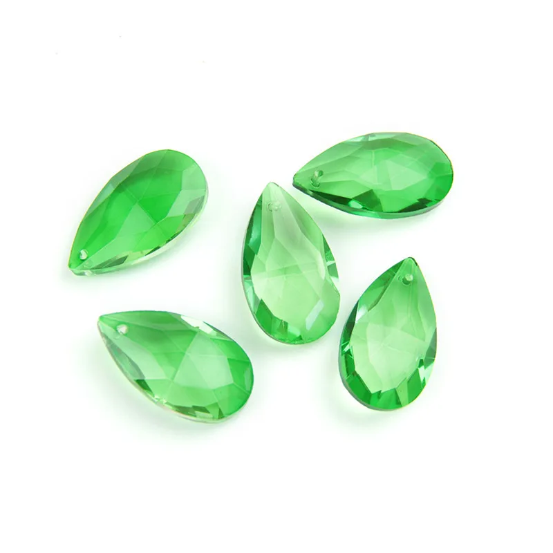 Бесплатная стильная Подвеска 50 мм разных цветов хрустальные подвески в форме