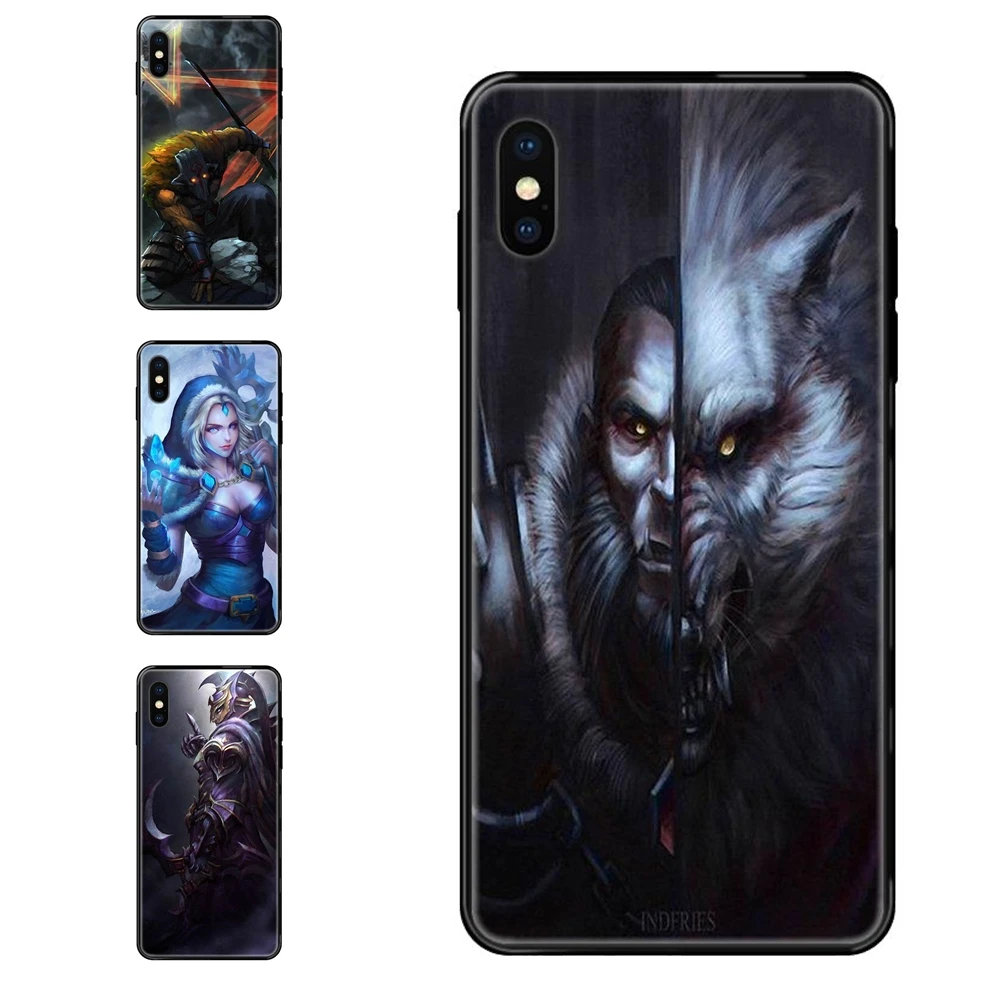 Ультратонкий черный мягкий ТПУ чехол Axe Pudge Sk Sg Wraith Ns Dota 2 Dota2 с мультяшным рисунком