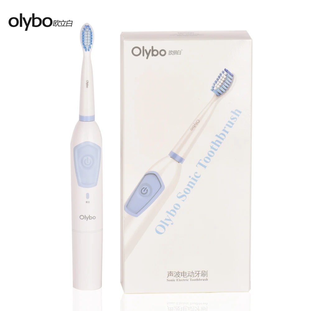 

OLYBO H3 Sonic Electric Toothbrush 22000RPM IPX-7 Waterproof Oral Tooth Clean Brushes DuPont Brush AA Battery Powered Adult Kids